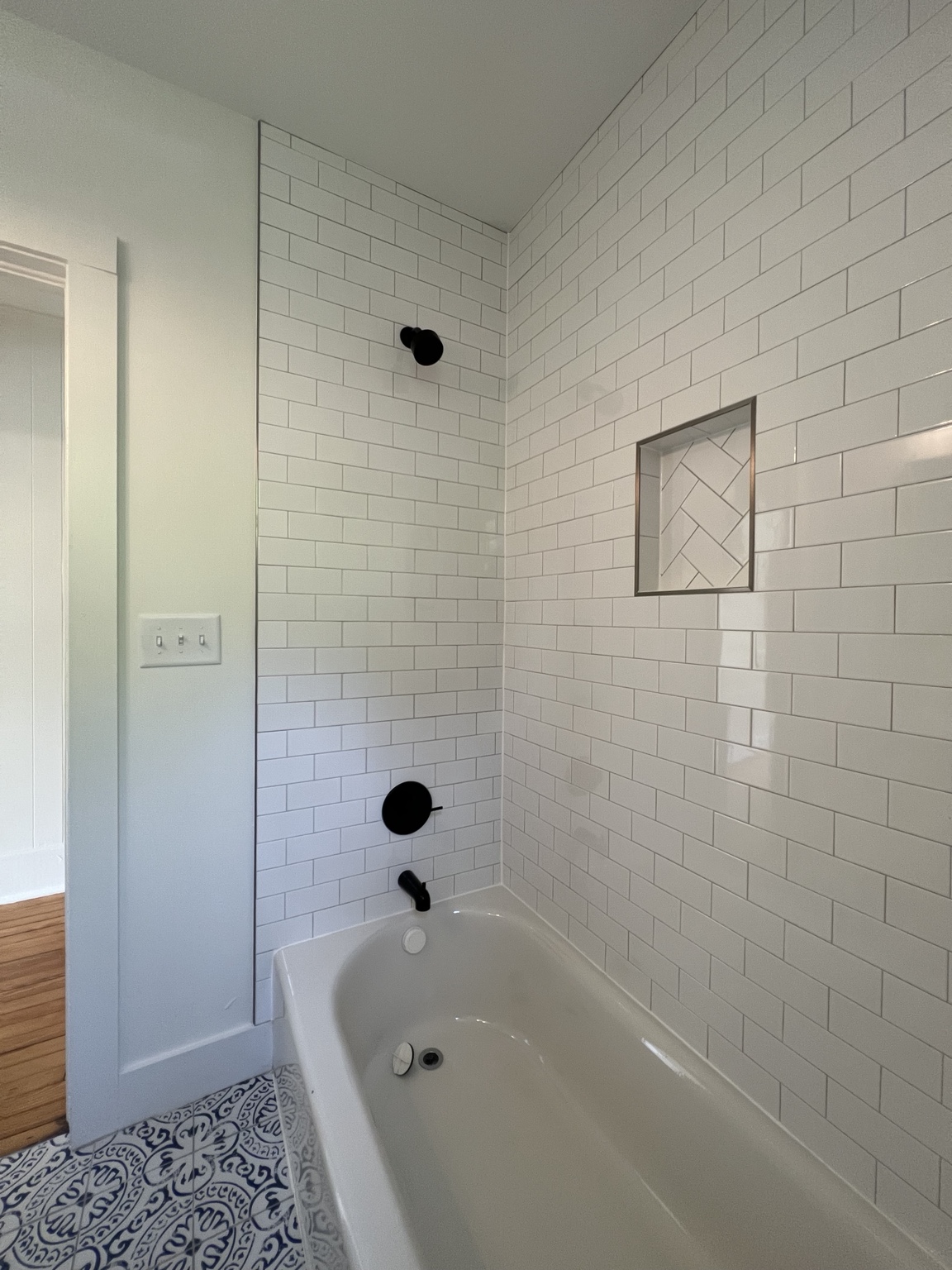 Custom tile and vanity project